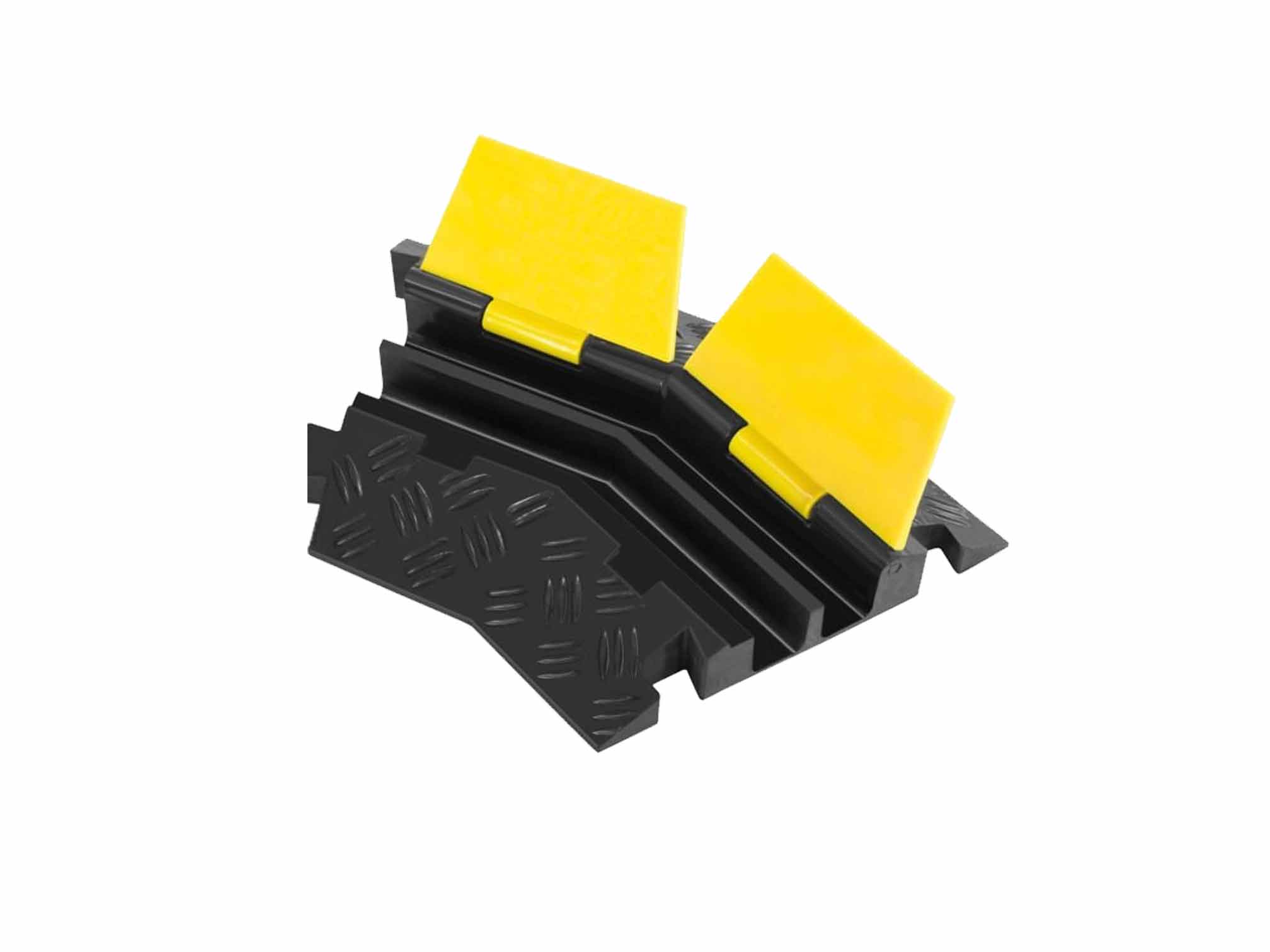 2 CHANNELS - Cable tray - Cable protection - Safety when passing - Modules: central - left and/or right curve 2 CHANNELS - Cable tray - Cable protection - Safety when passing - Modules: central - left and/or right curve